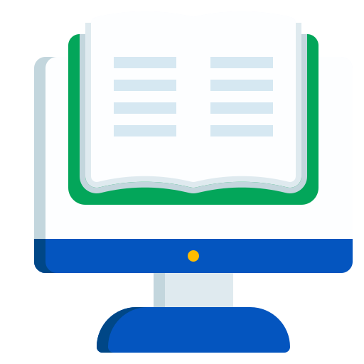 Training, elearning, course, online learning, computer, education icon